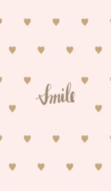 [LINE着せ替え] ハート ブラウン27の画像1