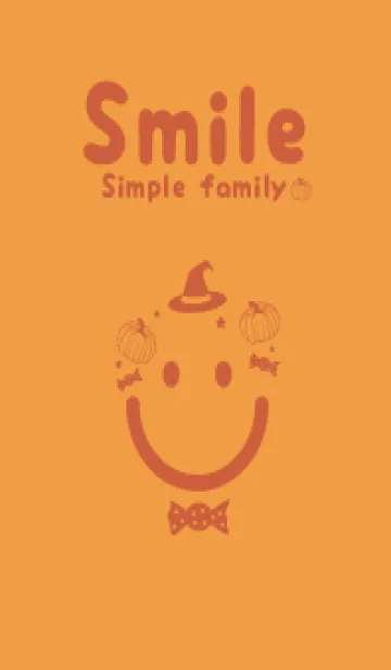 [LINE着せ替え] スマイル＆ハロウィン サンライトイエローの画像1