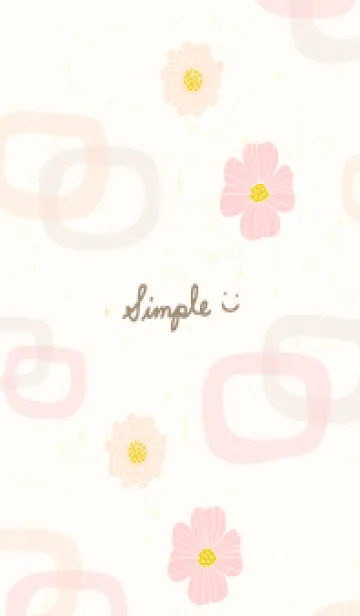 [LINE着せ替え] 花と輪4の画像1