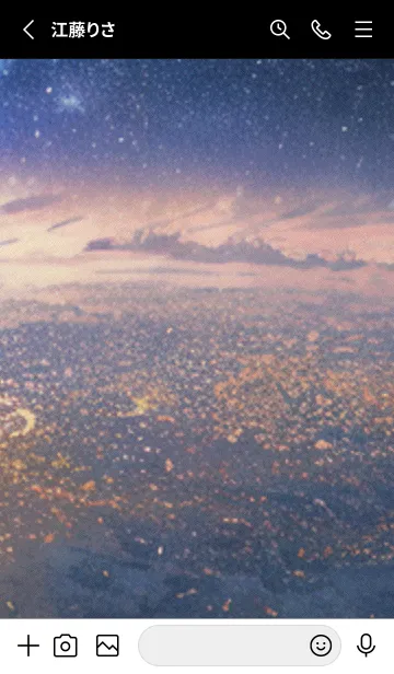 [LINE着せ替え] 秋の夜空#KX117。の画像2