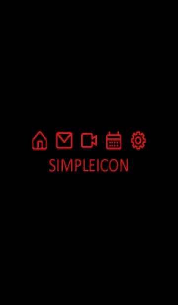 [LINE着せ替え] SIMPLE ICON -BLACK- 87の画像1