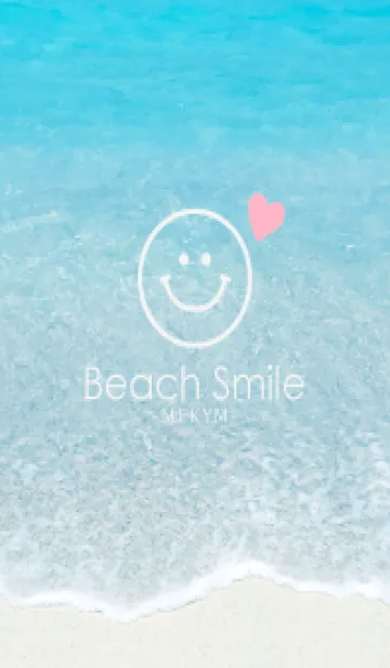 [LINE着せ替え] Beach Smile -HEART- 10の画像1