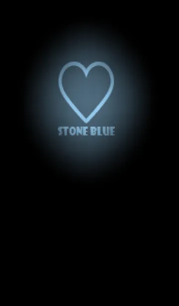 [LINE着せ替え] Stone Blue Neon Theme V5 (JP)の画像1