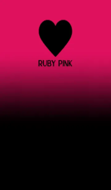 [LINE着せ替え] Black & Ruby Pink Theme V.5 (JP)の画像1