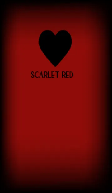 [LINE着せ替え] Black & Scarlet Red  Theme V5 (JP)の画像1