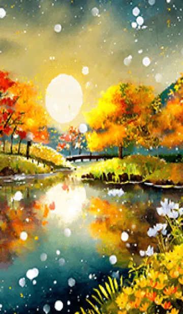 [LINE着せ替え] 優美な秋の風景の着せかえ(Autumn-109)の画像1