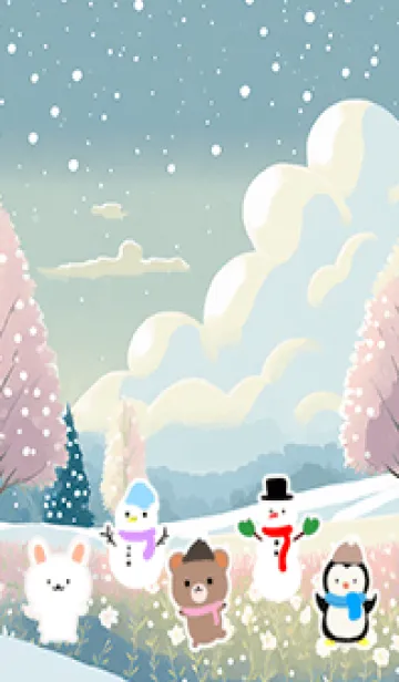 [LINE着せ替え] 可愛い北欧風着せかえ(Winter-10)の画像1