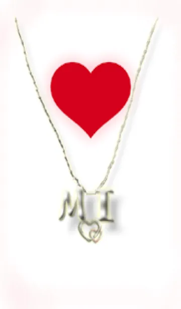 [LINE着せ替え] イニシャル31 M&I （ハート）の画像1