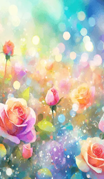 [LINE着せ替え] 薔薇(バラ)の花の着せかえ(9)の画像1