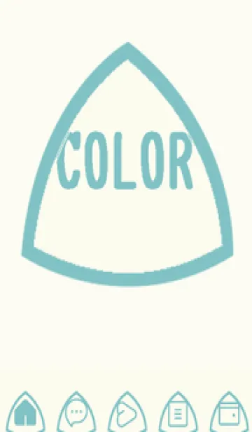 [LINE着せ替え] green color L87の画像1