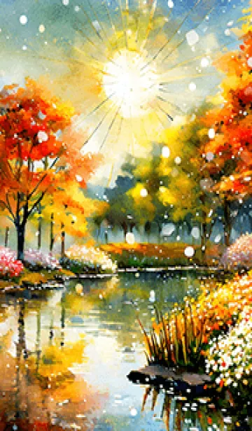 [LINE着せ替え] 優美な秋の風景の着せかえ(Autumn-108)の画像1