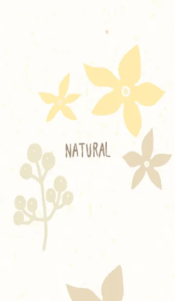 [LINE着せ替え] シンプル 花 2色16の画像1