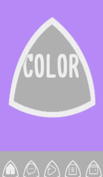 [LINE着せ替え] purple color L41の画像1