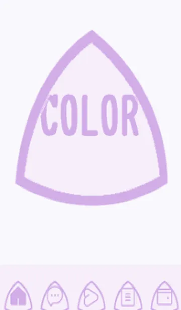 [LINE着せ替え] purple color L42の画像1