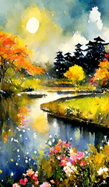 [LINE着せ替え] 優美な秋の風景の着せかえ(Autumn-107)の画像1