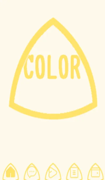 [LINE着せ替え] yellow color L44の画像1
