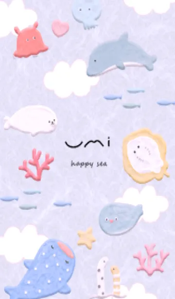 [LINE着せ替え] pinkpurple♡happy sea11_1の画像1