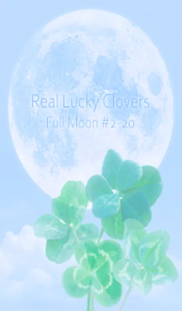 [LINE着せ替え] Real Lucky Clovers Full Moon #2-20の画像1