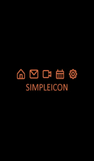 [LINE着せ替え] SIMPLE ICON -BLACK- 89の画像1