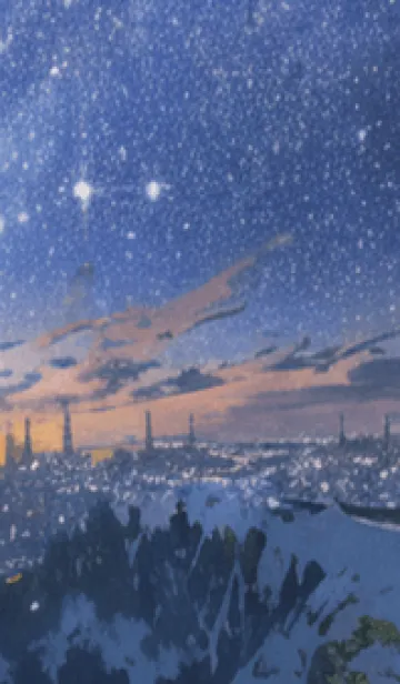 [LINE着せ替え] 秋の夜空#KX129。の画像1