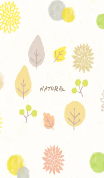 [LINE着せ替え] 秋 水彩丸19の画像1