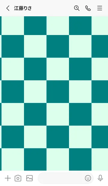 [LINE着せ替え] ティール■パステルグリーン1.TKCの画像2