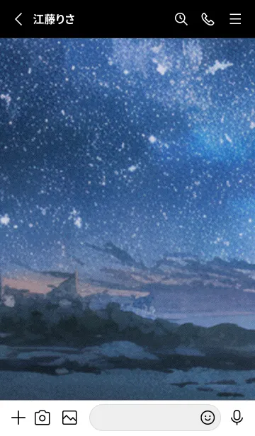 [LINE着せ替え] 秋の夜空#KX125。の画像2