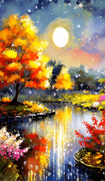 [LINE着せ替え] 優美な秋の風景の着せかえ(Autumn-121)の画像1