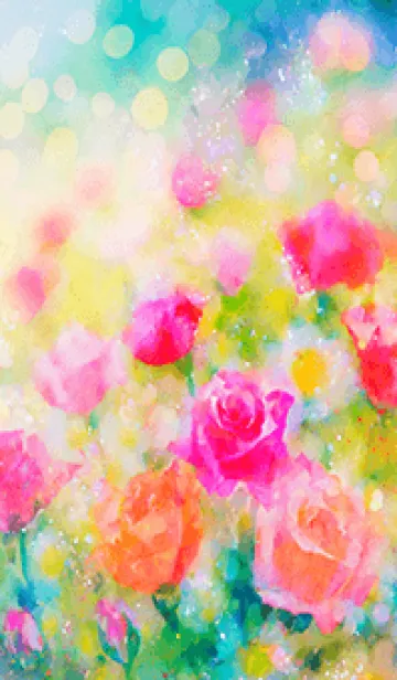 [LINE着せ替え] 薔薇(バラ)の花の着せかえ(15)の画像1