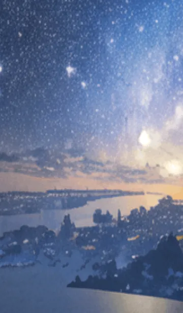 [LINE着せ替え] 秋の夜空#KX122。の画像1