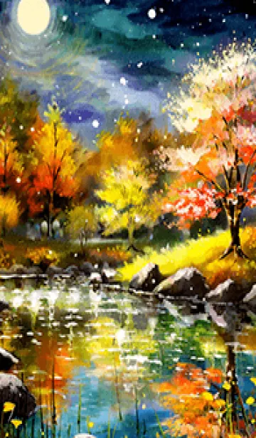 [LINE着せ替え] 優美な秋の風景の着せかえ(Autumn-126)の画像1