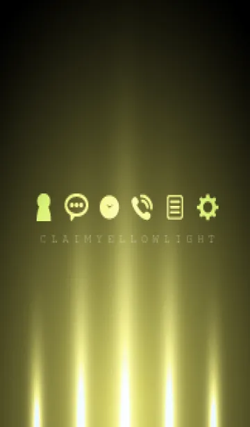 [LINE着せ替え] CLAIM YELLOW LIGHT 2の画像1