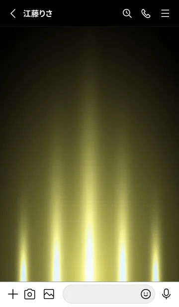 [LINE着せ替え] CLAIM YELLOW LIGHT 2の画像2