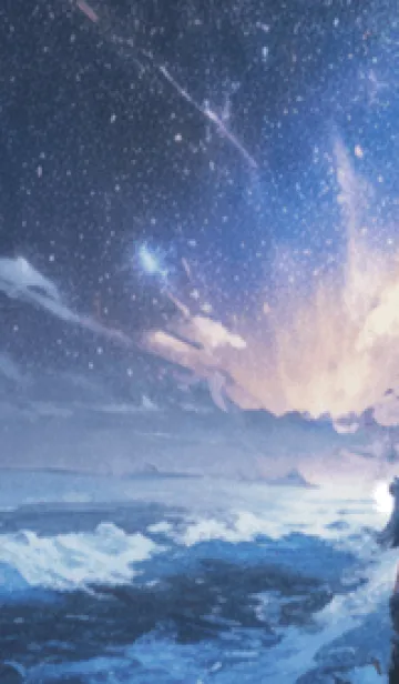 [LINE着せ替え] 秋の夜空#KZ017。の画像1