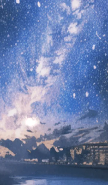 [LINE着せ替え] 秋の夜空#KZ015。の画像1