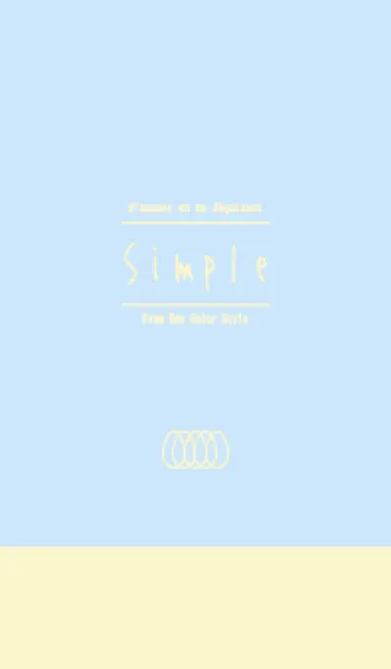 [LINE着せ替え] Simple／エッグの画像1