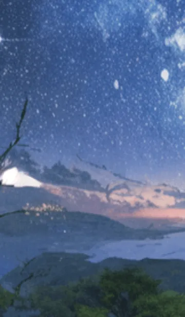 [LINE着せ替え] 秋の夜空#KZ012。の画像1