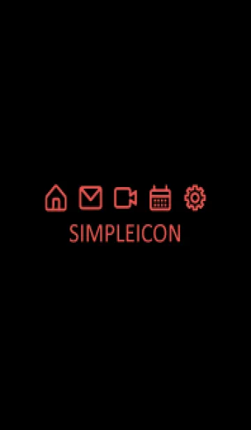 [LINE着せ替え] SIMPLE ICON -BLACK- 90の画像1