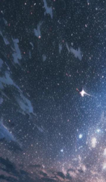 [LINE着せ替え] 秋の夜空#KZ08。の画像1