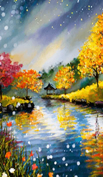 [LINE着せ替え] 優美な秋の風景の着せかえ(Autumn-136)の画像1