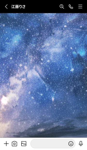 [LINE着せ替え] 秋の夜空#KZ06。の画像2