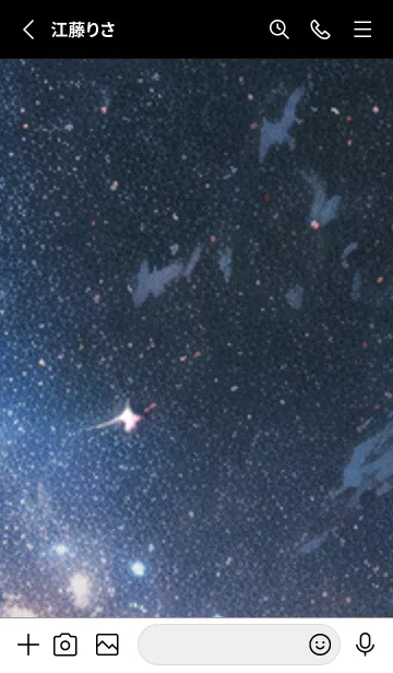 [LINE着せ替え] 秋の夜空#KZ03。の画像2