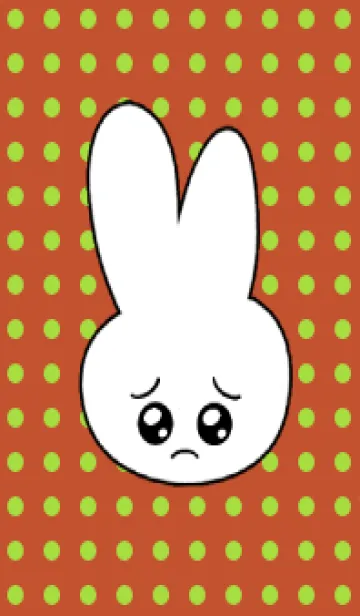 [LINE着せ替え] ぴえん うさぎ 122の画像1