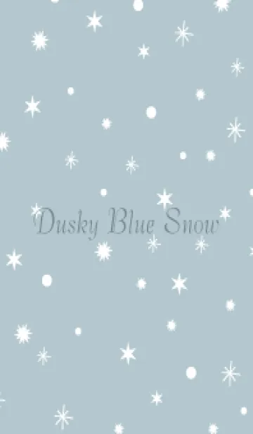 [LINE着せ替え] Dusky Blue Green Snow.MEKYM 7の画像1