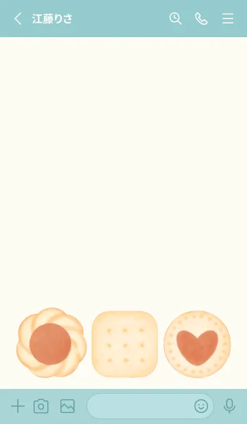 [LINE着せ替え] Little sweet cookies 37の画像2