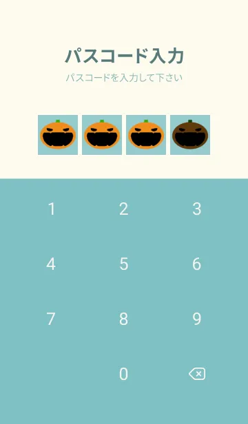 [LINE着せ替え] ジャックオランタン/ミントグリーンの画像4