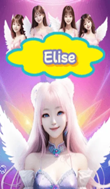 [LINE着せ替え] Elise beautiful angel G06の画像1