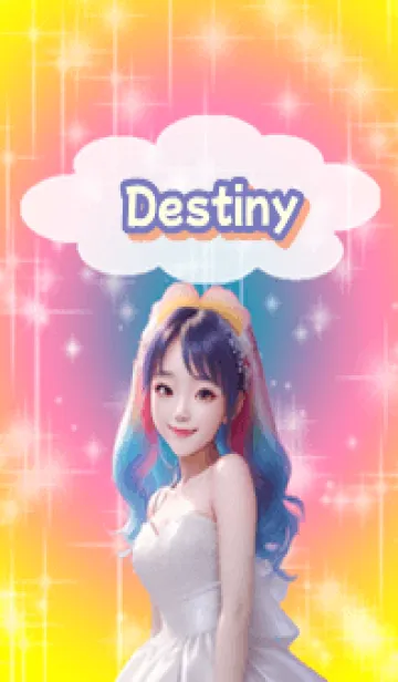 [LINE着せ替え] Destiny bride beautiful hair G06の画像1