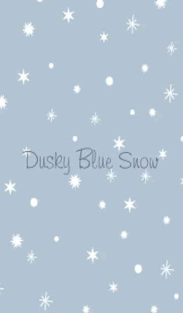 [LINE着せ替え] Dusky Blue Snow.MEKYM 7の画像1