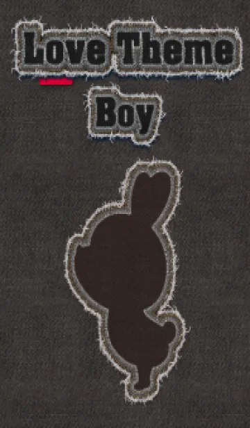 [LINE着せ替え] Rabbit and jeans fabric theme 12の画像1